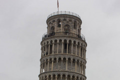 Tower of Pisa... yes it actually does lean a lot.  There was a rather large crowd here.
